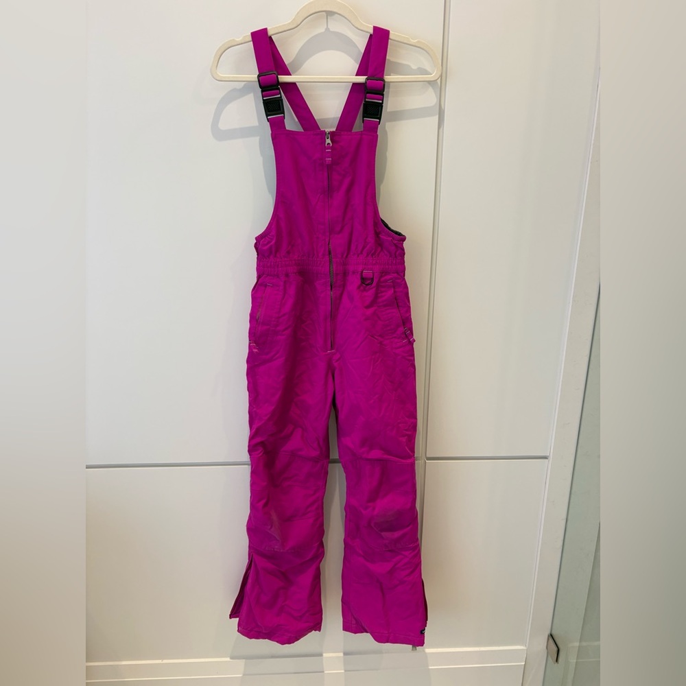 Lands' End Kids Bright Pink Overall SNOWPANTS 💕